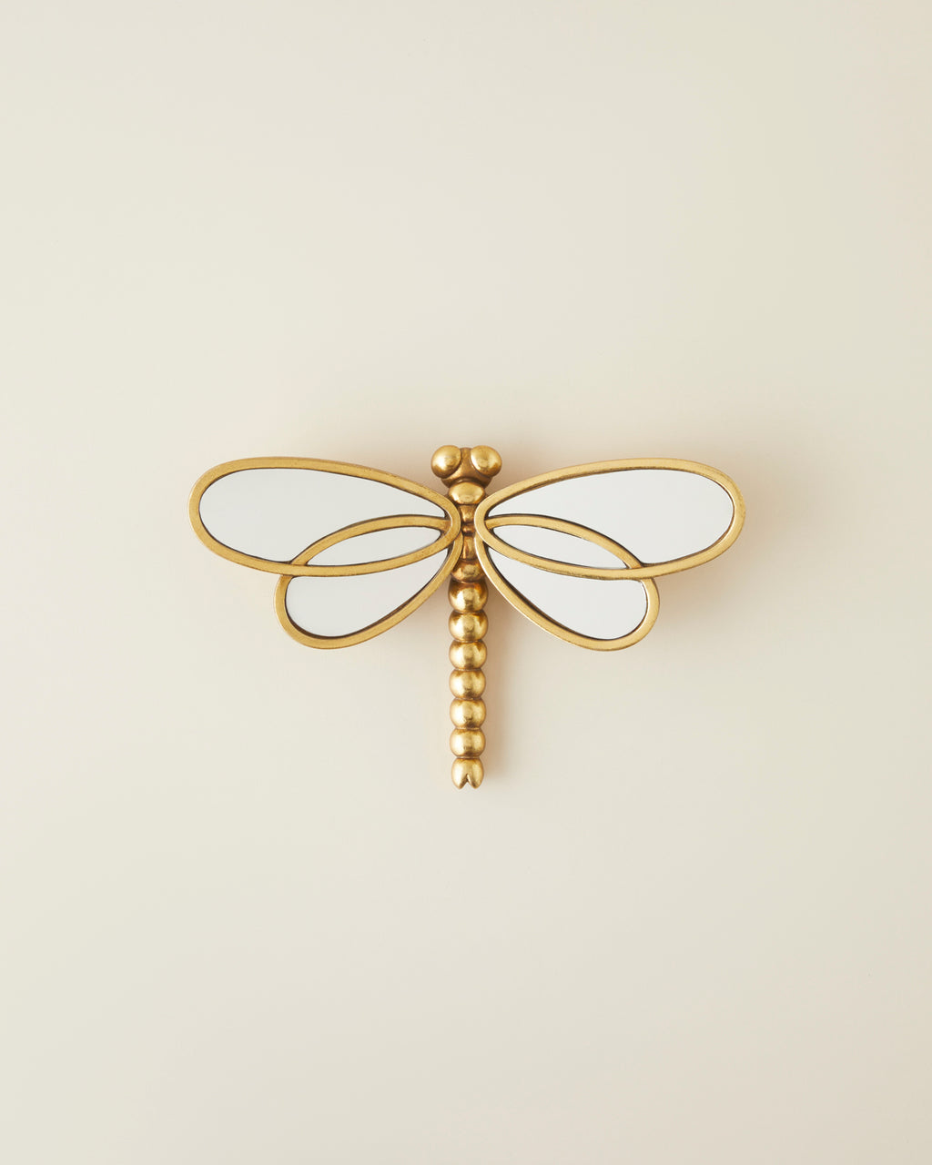 Butterfly Polyresin Wall Accessory 12x19 cm Gold