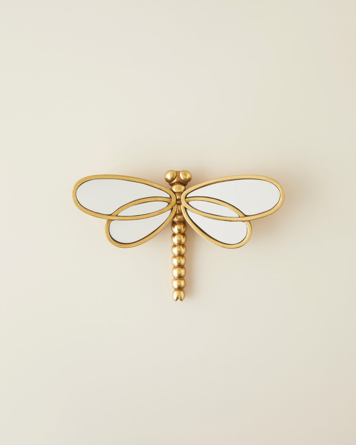 Butterfly Polyresin Wall Accessory 12x19 cm Gold