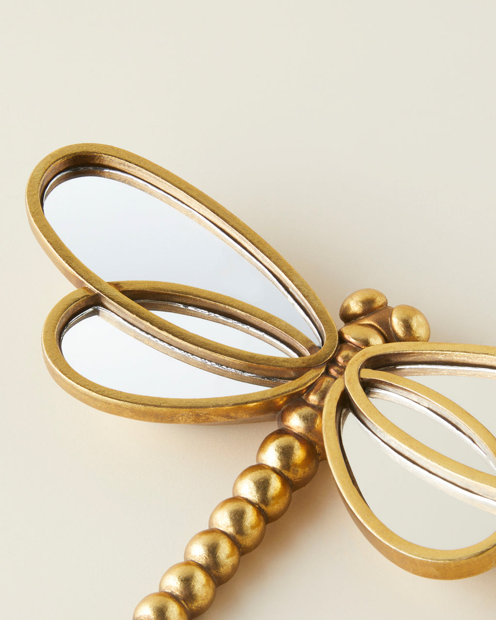 Butterfly Polyresin Wall Accessory 12x19 cm Gold (view 2)