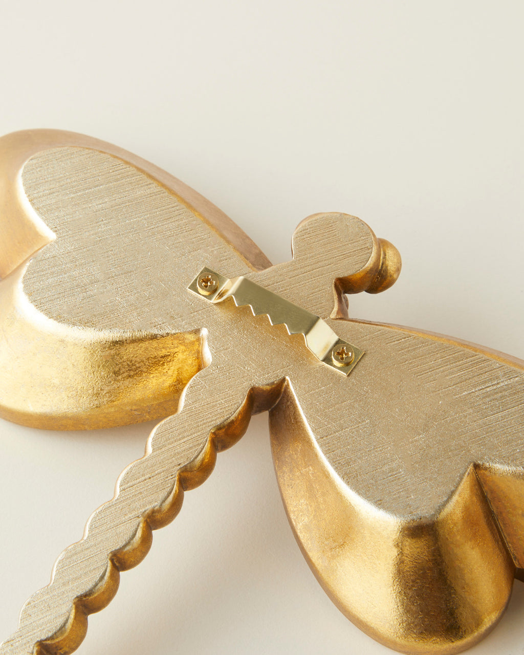 Butterfly Polyresin Wall Accessory 12x19 cm Gold (view 3)