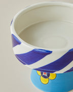 Jolie Stoneware Decorative 12.5x12.5x9.0 cm Multicolor (view 3)