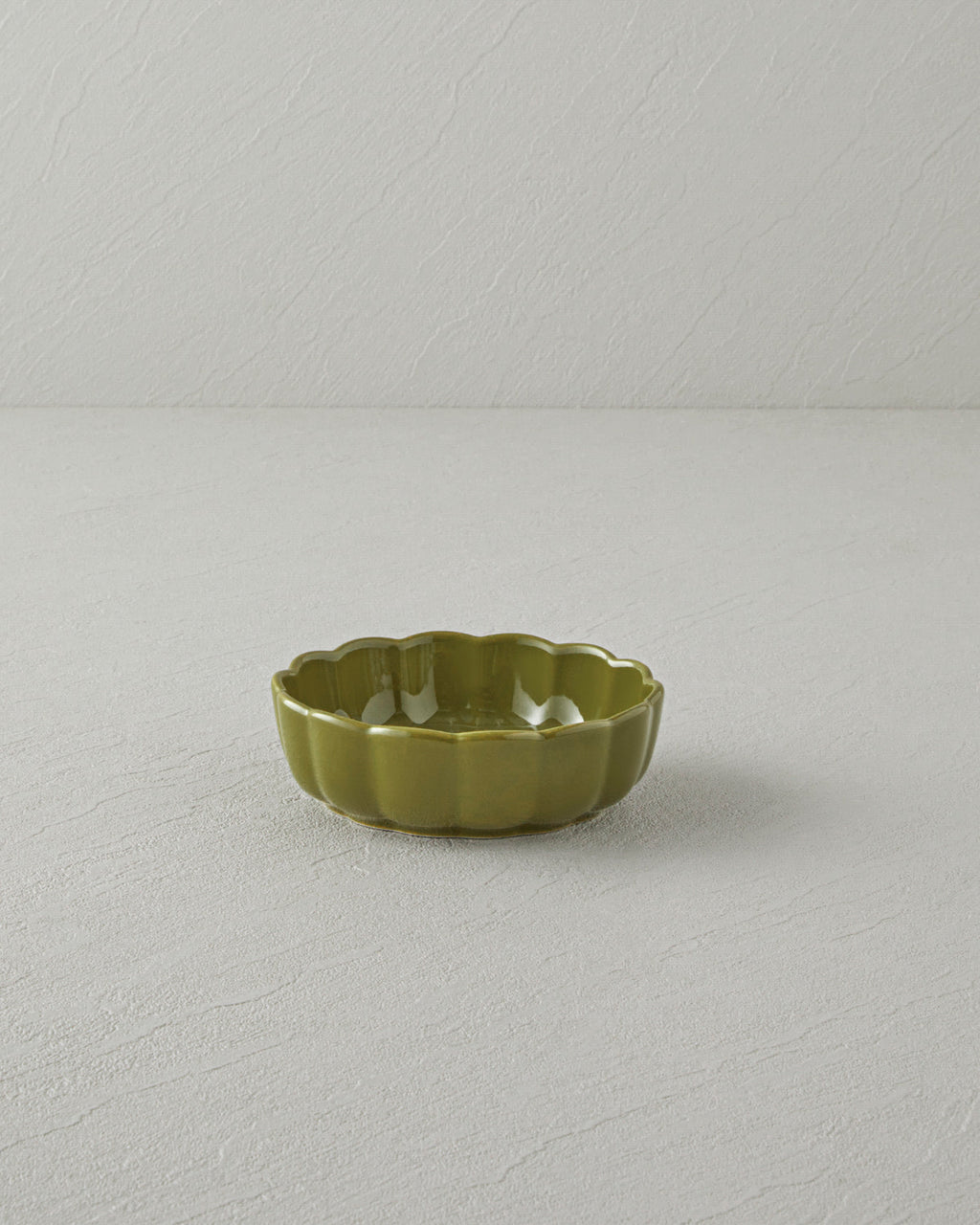 Cottage Stoneware Round Oven Dish 13x4 cm Dark Green