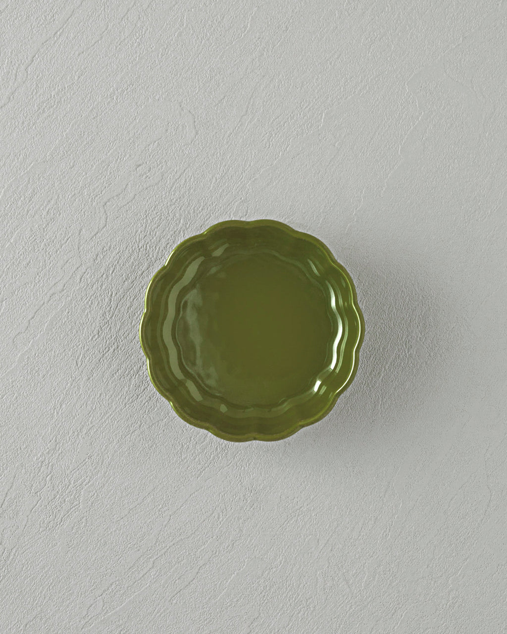Cottage Stoneware Round Oven Dish 13x4 cm Dark Green (view 2)