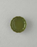 Cottage Stoneware Round Oven Dish 13x4 cm Dark Green (view 2)