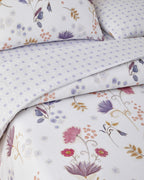 Digital Printed Easy Iron Duvet Cover Set Light Blue (view 14)