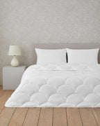 Softy Microfiber Pillow and Quilt Set White (view 7)