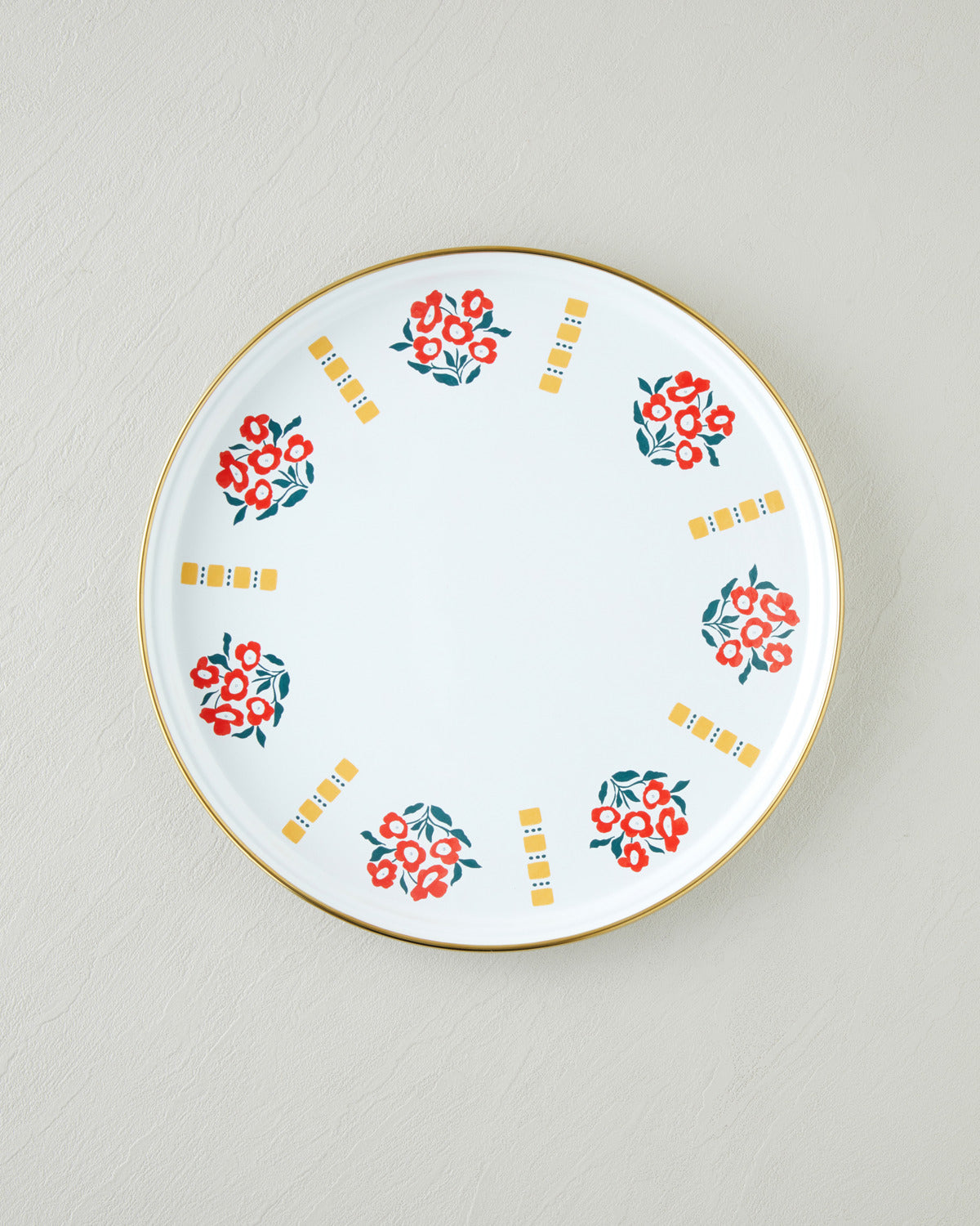 Bright Parade Enamel Tray 31 cm Colored