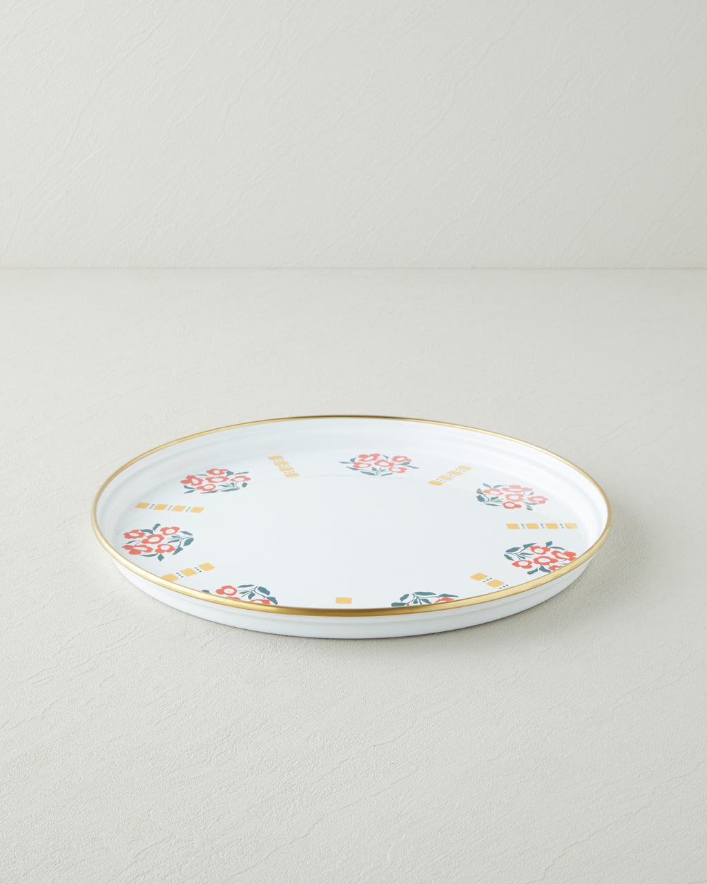 Bright Parade Enamel Tray 31 cm Colored (view 2)