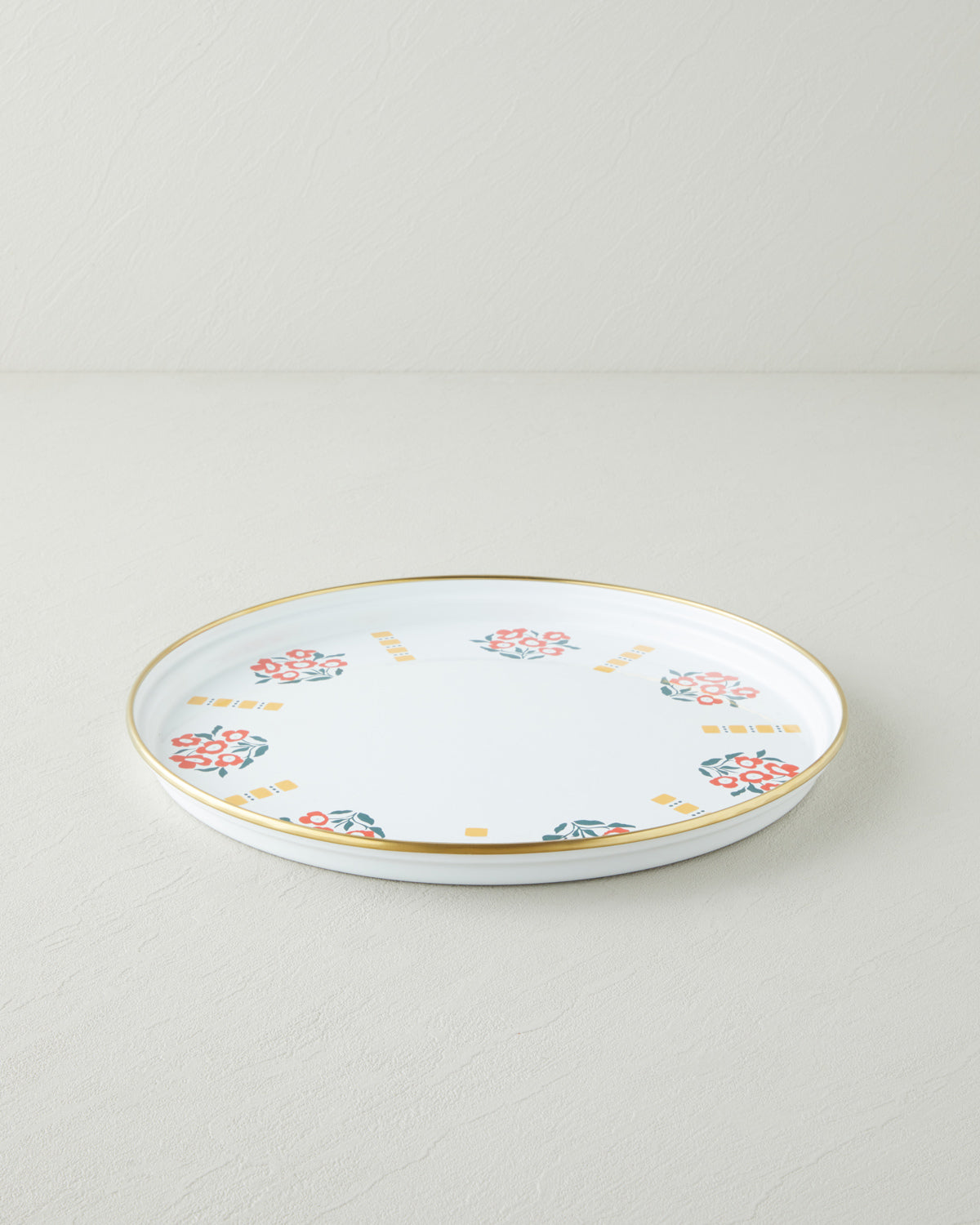 Bright Parade Enamel Tray 31 cm Colored (view 2)
