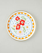 Bright Bloom Enamel Tray 31 cm Colored