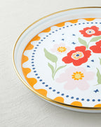 Bright Bloom Enamel Tray 31 cm Colored (view 3)