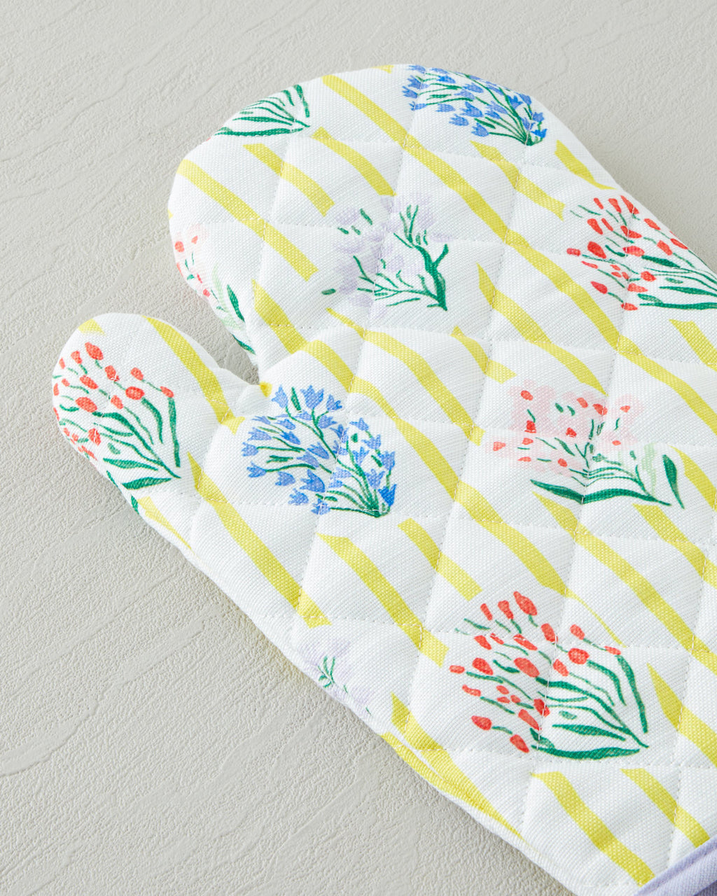 Garden Petals Polyester 2 pcs Kitchen Set 17x30 cm + 20x20 cm Yellow (view 2)