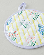 Garden Petals Polyester 2 pcs Kitchen Set 17x30 cm + 20x20 cm Yellow (view 3)