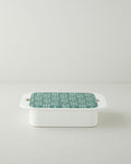 Plantopia Melamine with Glass Cover (4-piece) Breakfast Container 30x21 cm Dark Green