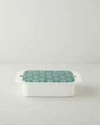 Plantopia Melamine with Glass Cover (4-piece) Breakfast Container 30x21 cm Dark Green