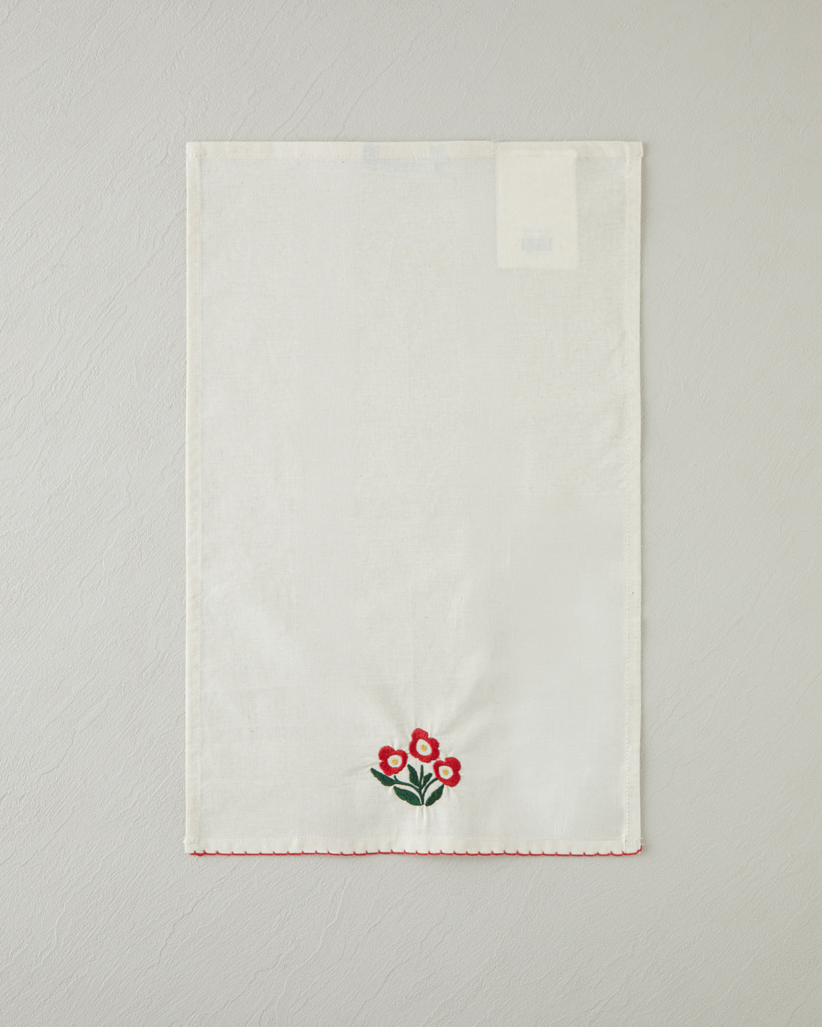 Bright Parade Cotton Polyester Embroidered Drying Cloth 30x50 cm Red (view 2)