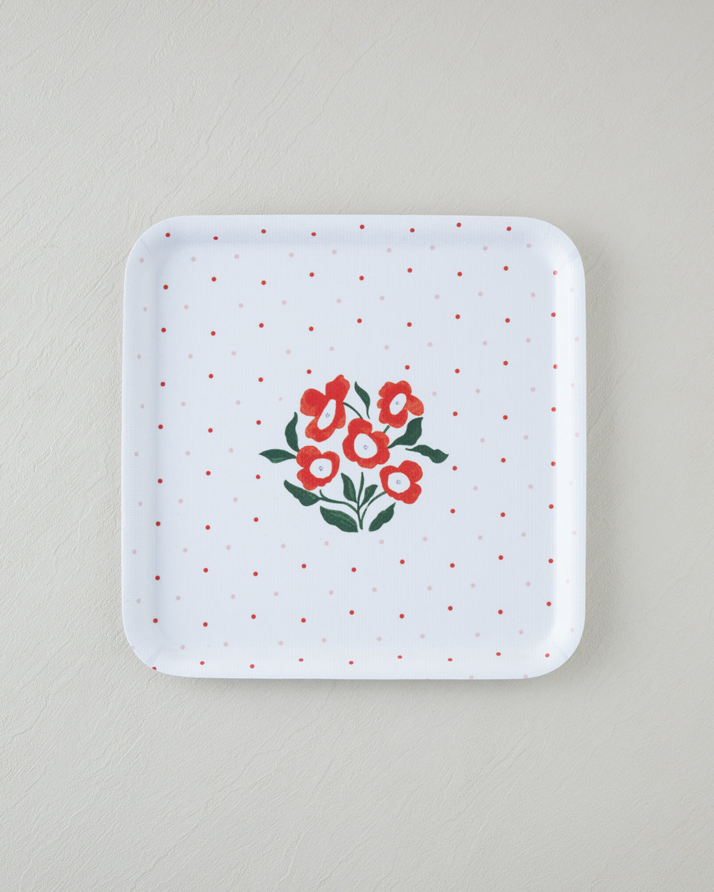 Bright Parade Melamine 2 pcs Anti-slip Tray 33-24 cm Red (view 4)
