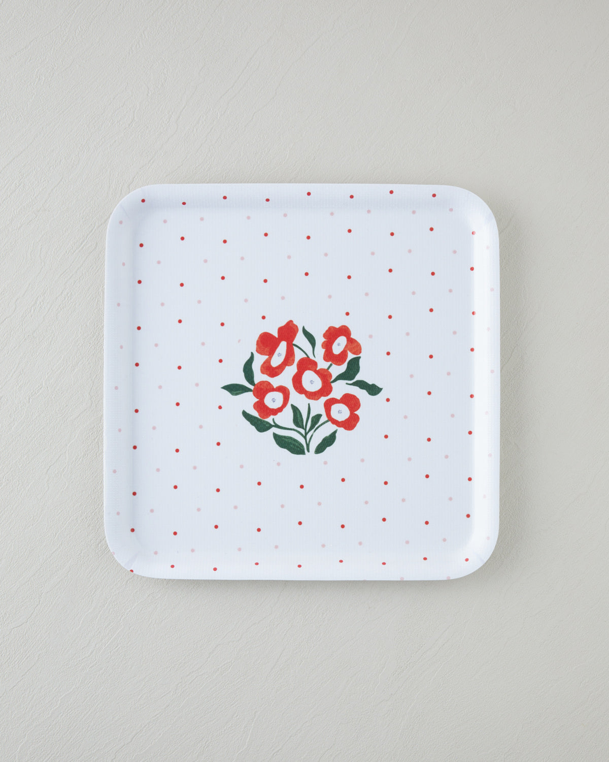 Bright Parade Melamine 2 pcs Anti-slip Tray 33-24 cm Red (view 4)