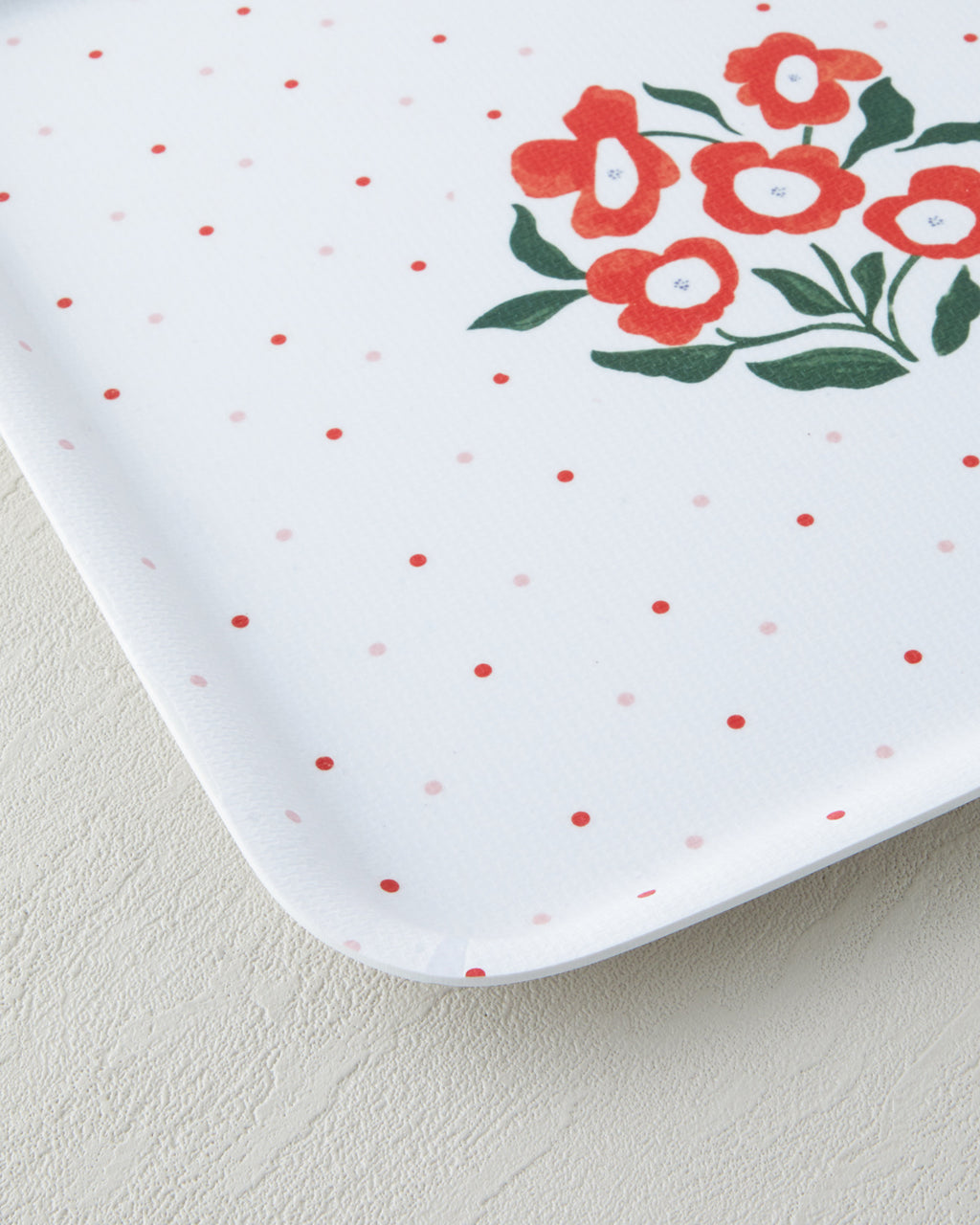 Bright Parade Melamine 2 pcs Anti-slip Tray 33-24 cm Red (view 5)