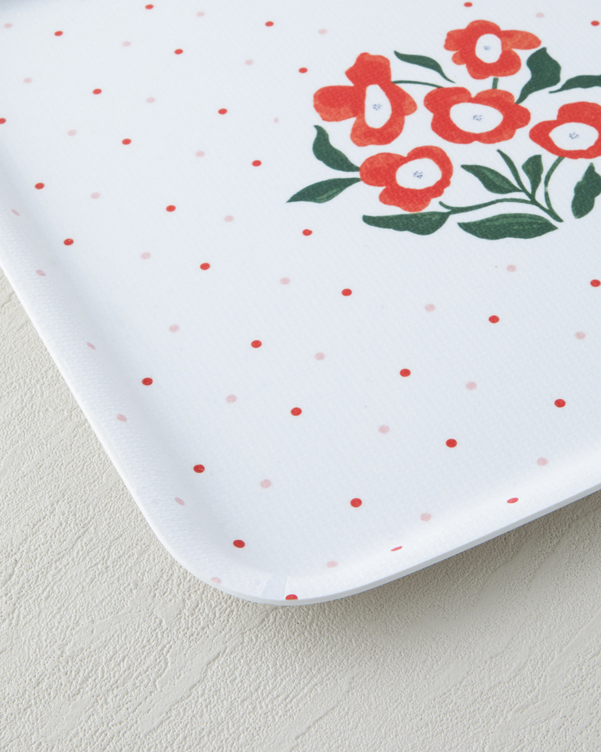 Bright Parade Melamine 2 pcs Anti-slip Tray 33-24 cm Red (view 5)