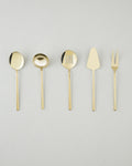 Aurelia Stainless Steel 5 pcs Service Set 20.5x22.8x21.8x23.5x22 cm - Gold