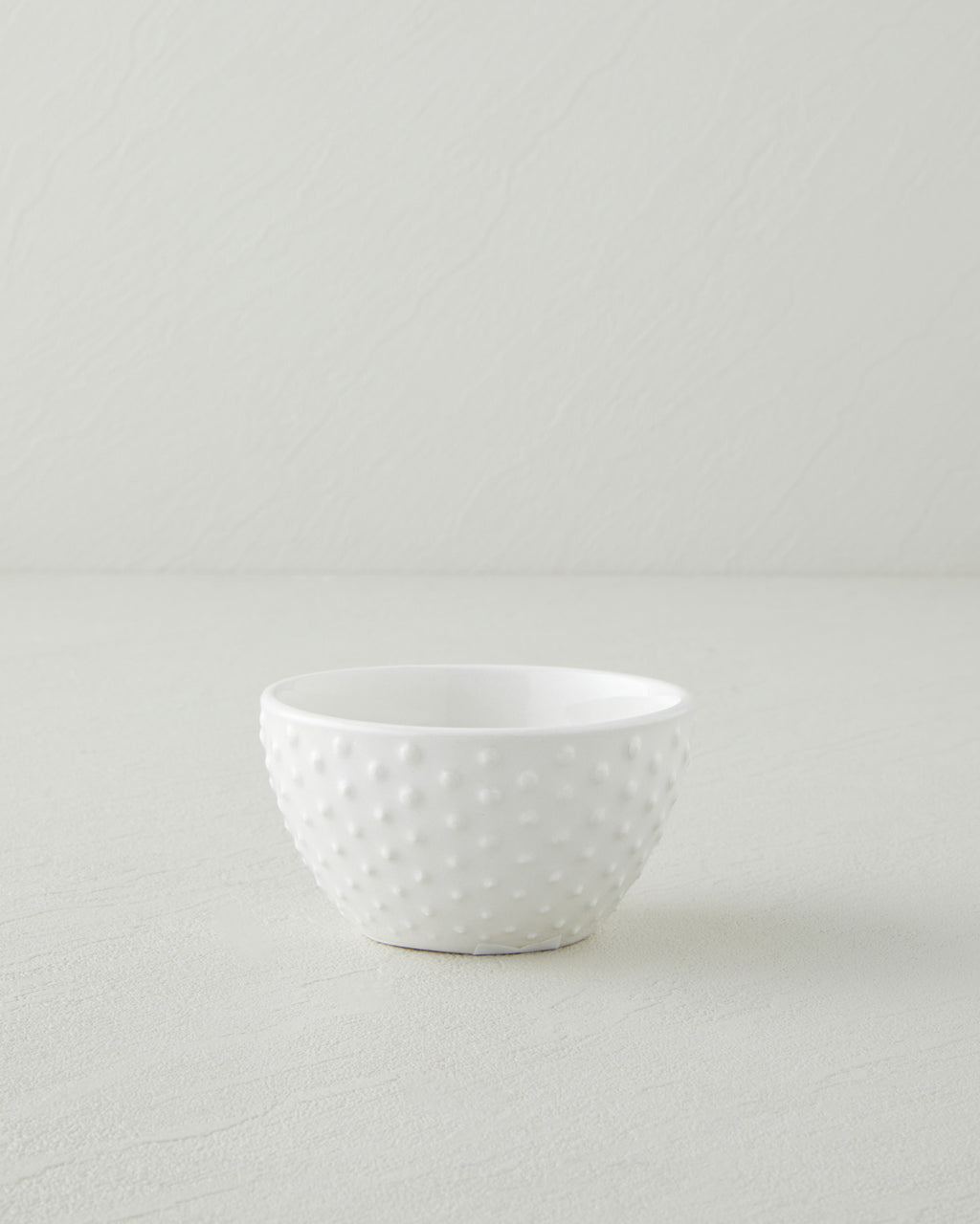 Dora Porcelain Snack Bowl White - 10 cm
