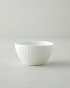 Dora Porcelain Snack Bowl White (view 4)