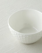 Dora Porcelain Snack Bowl White (view 6)