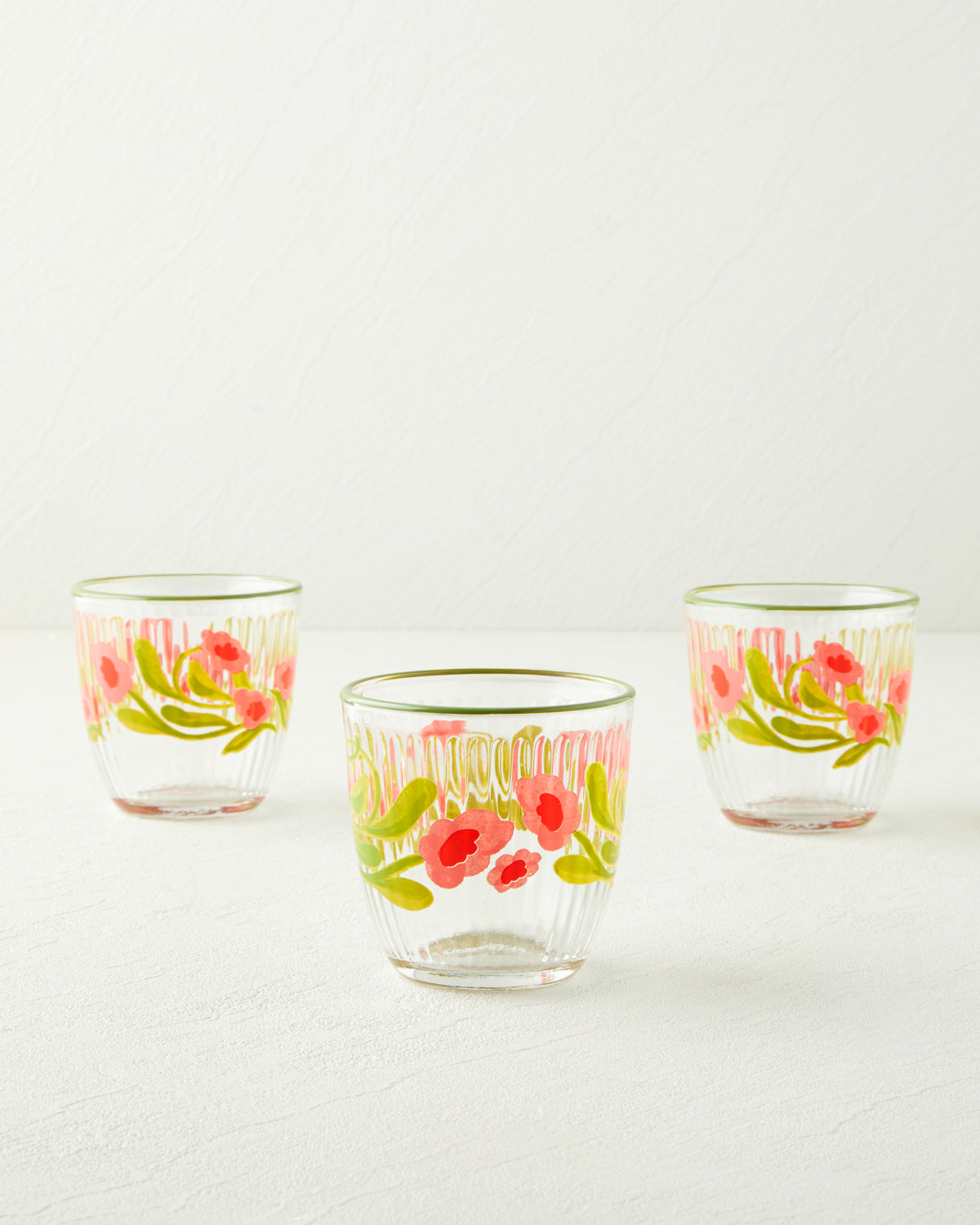 Bright Petals Glass Glass Colored - 290 ml
