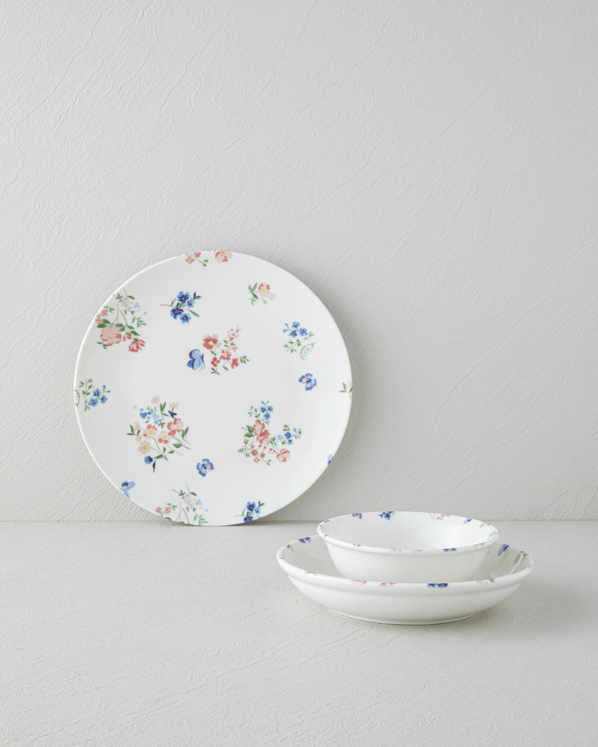 Porcelain Table Set 12 Pieces, 4 Servings Colored