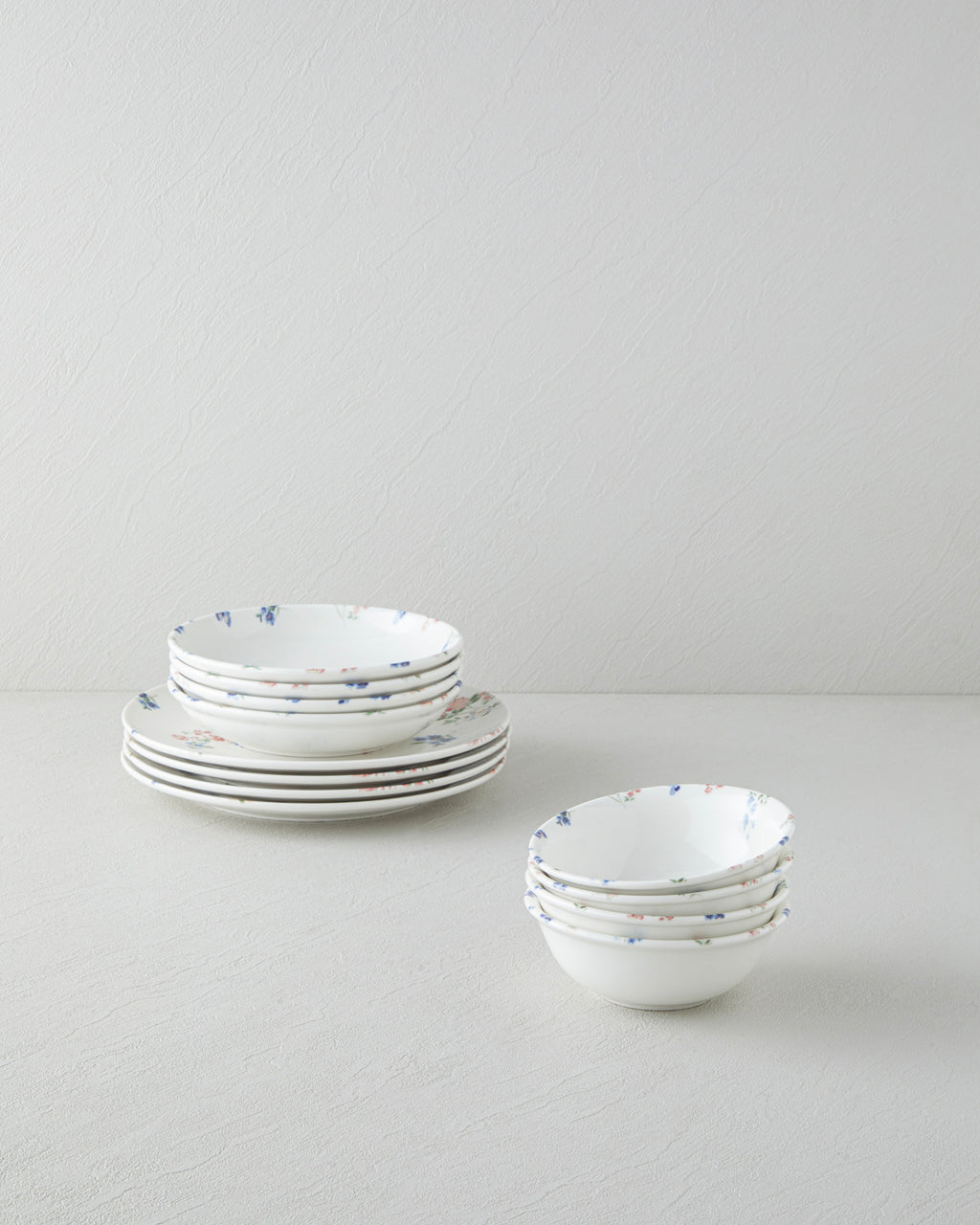 Porcelain Table Set 12 Pieces, 4 Servings Colored (view 2)