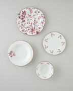 Plantopia Porcelain Table Set 24 Pieces, 6 Servings Maroon (view 3)