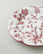 Plantopia Porcelain Table Set 24 Pieces, 6 Servings Maroon (view 8)