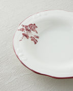 Plantopia Porcelain Table Set 24 Pieces, 6 Servings Maroon (view 9)