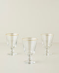 Glintter Glass 3 pcs Cup 380 ml Transparent