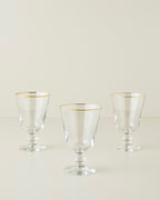 Glintter Glass 3 pcs Cup 380 ml Transparent
