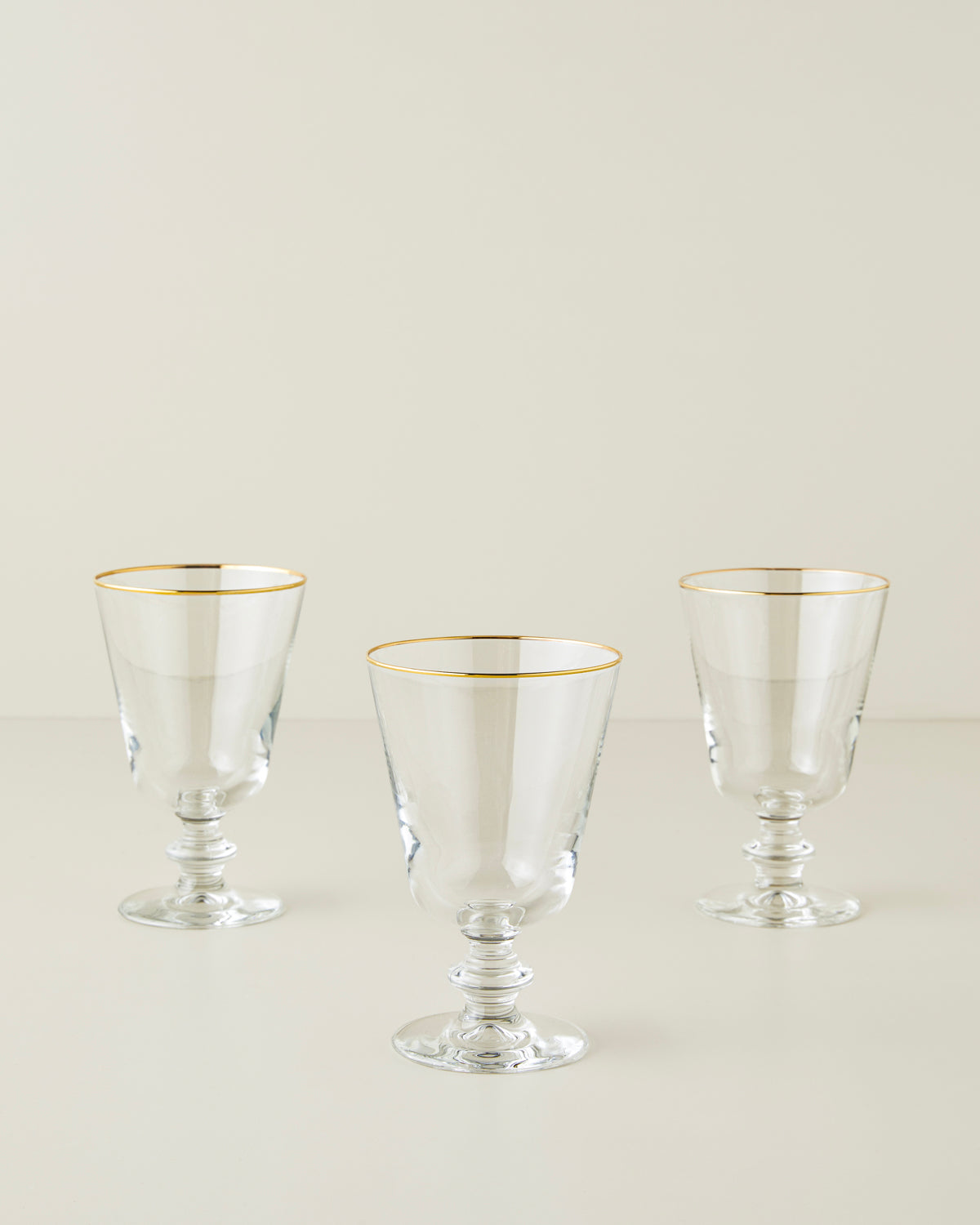 Glintter Glass 3 pcs Cup 380 ml Transparent
