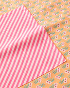 Whispering Petals Polyester Kitchen Apron 75x80 cm Pink - Orange (view 2)