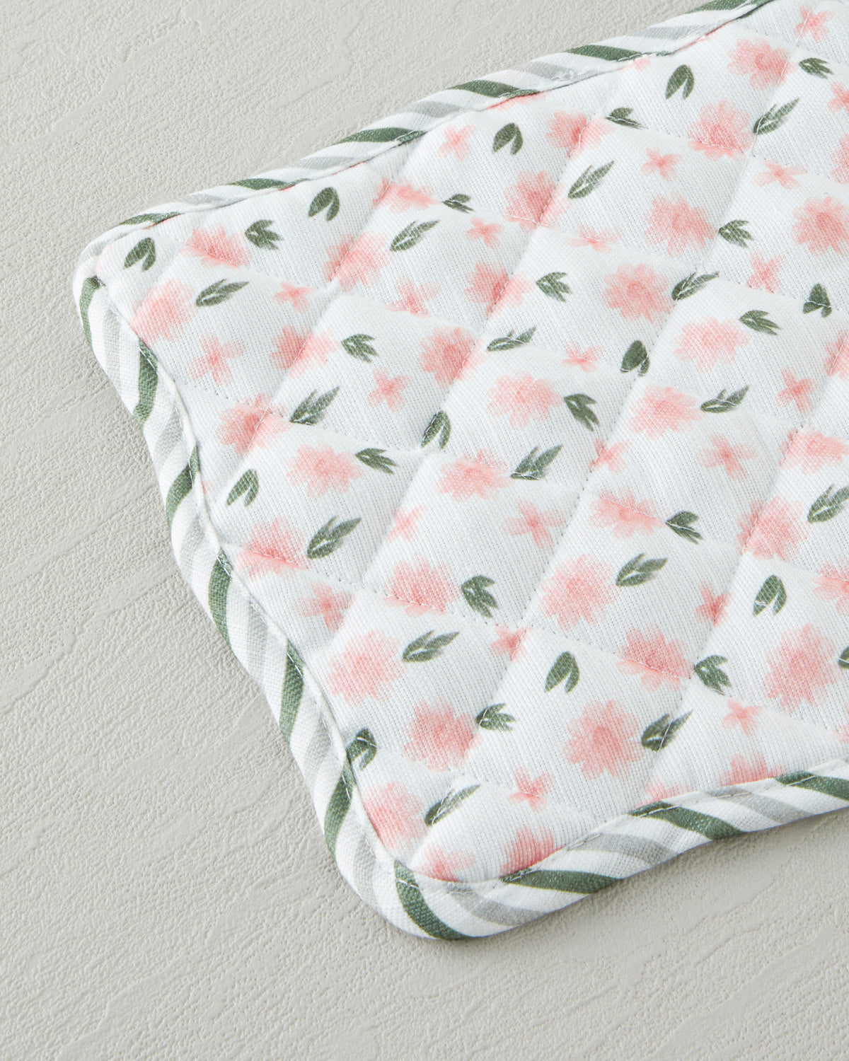 Petal Dreams Polyester 2 pcs Kitchen Set 17x30 cm+20x20 cm White - Pink (view 3)