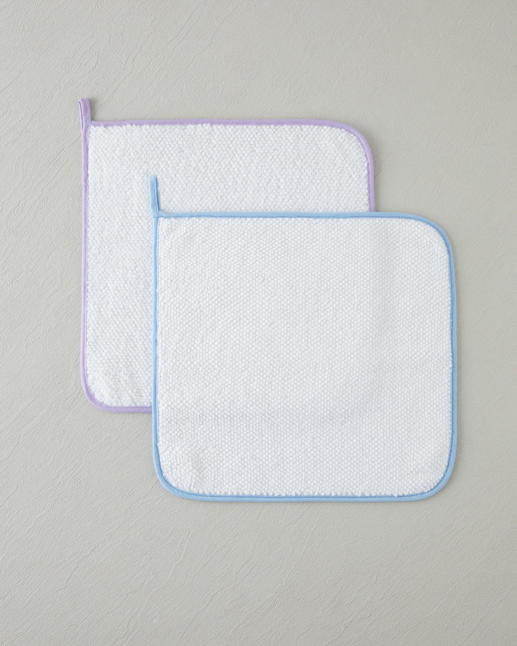 Fluffy Cloud Cotton 2 pcs Drying Cloth 30x30 cm Blue - Purple