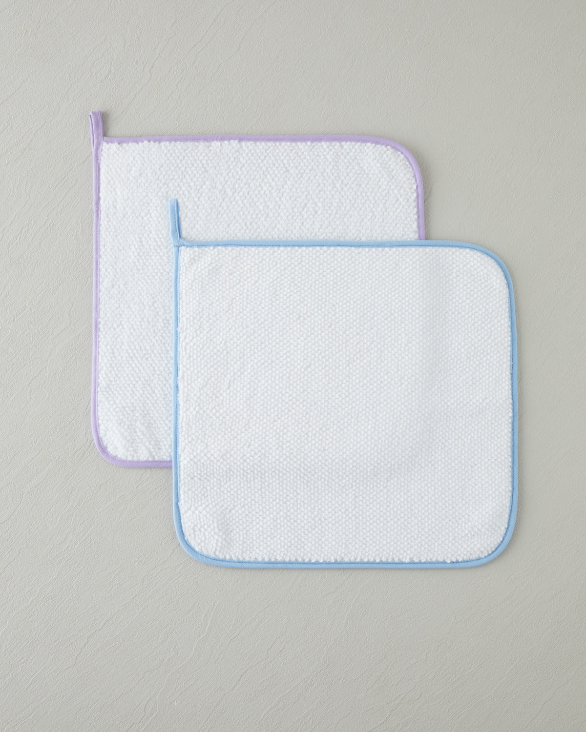 Fluffy Cloud Cotton 2 pcs Drying Cloth 30x30 cm Blue - Purple