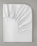 Novella Premium Soft Cotton Plus Fitted Sheet - White - Single 120x200 cm