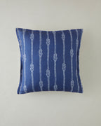 Rope Toss Pillow Cover 45x45 cm Navy Blue