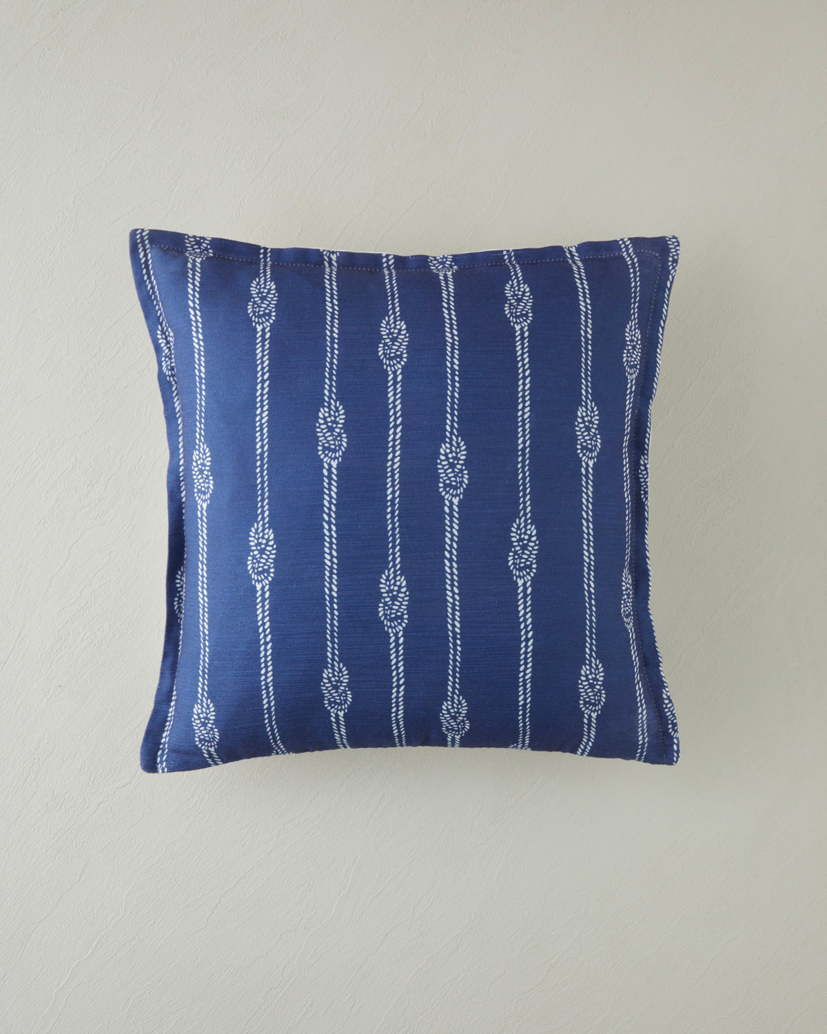 Rope Toss Pillow Cover 45x45 cm Navy Blue