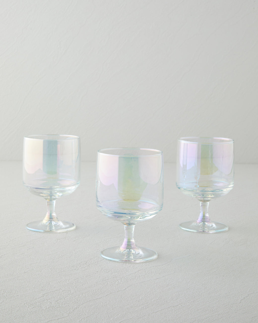 Basic Shine Glass 3-piece Lustrous Cup 300 ml Transparent