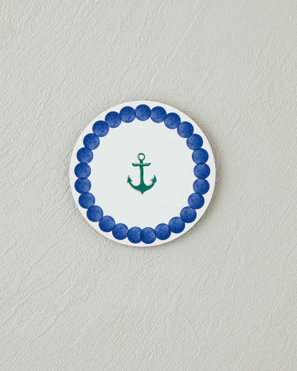 Blue Depth Wooden 6 pcs Coaster 9.5 cm Blue - Green (view 3)