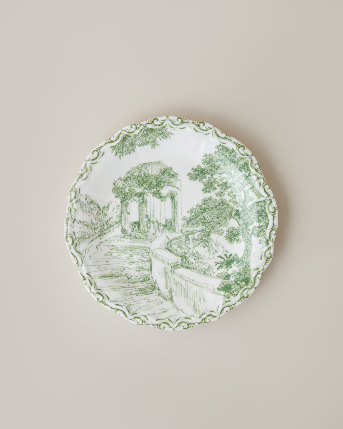 Porcelain Table Set 24 Pieces, 6 Servings Green (view 4)