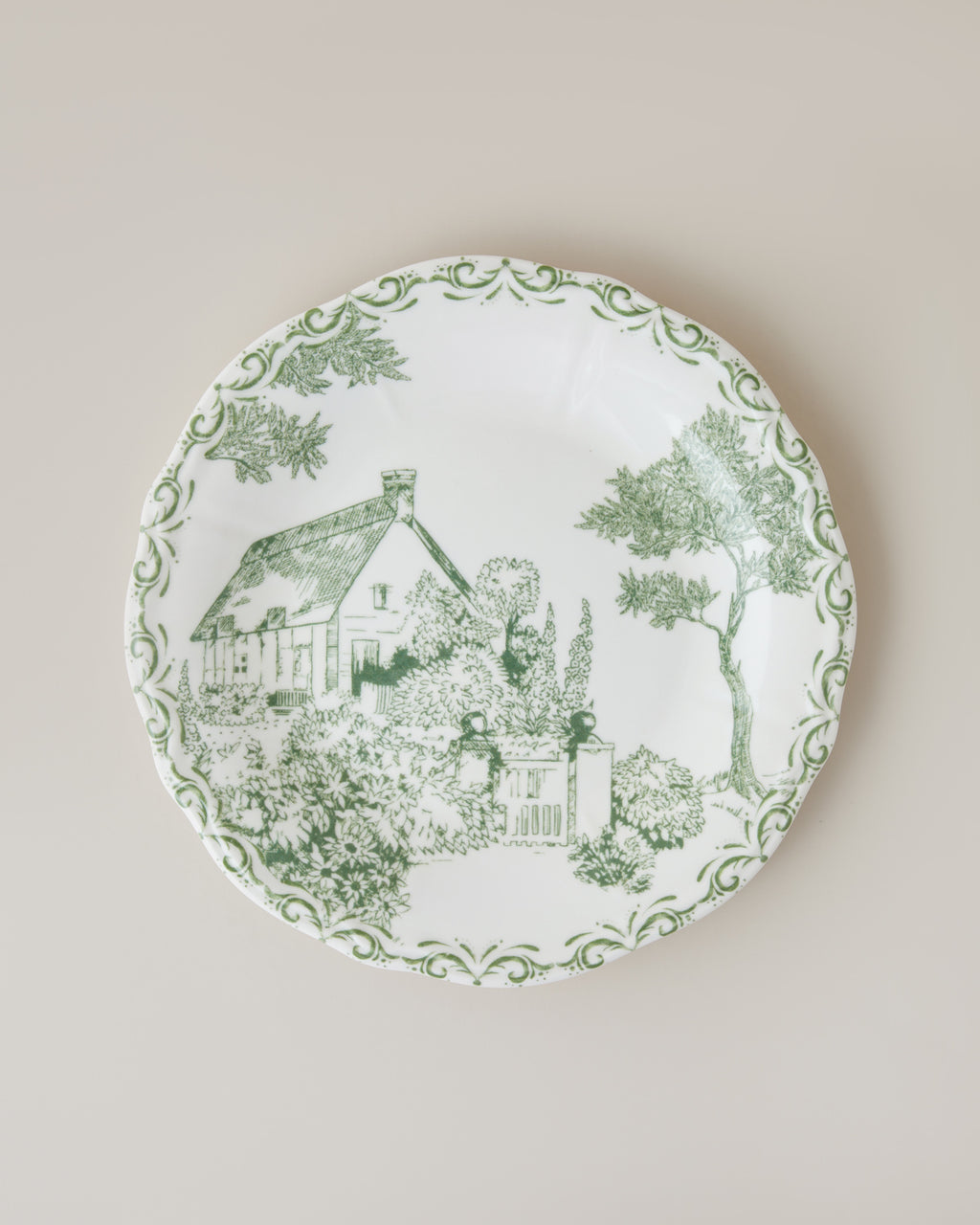 Porcelain Table Set 24 Pieces, 6 Servings Green (view 5)