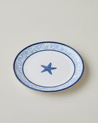 Shellwave Porcelain 4 pcs Cake Set 19 cm Navy Blue - White (view 3)