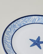 Shellwave Porcelain 4 pcs Cake Set 19 cm Navy Blue - White (view 4)